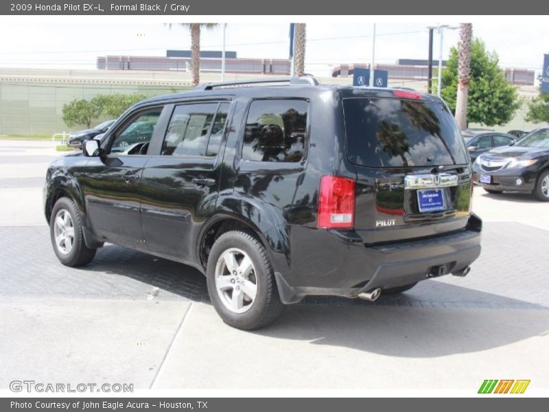 Formal Black / Gray 2009 Honda Pilot EX-L