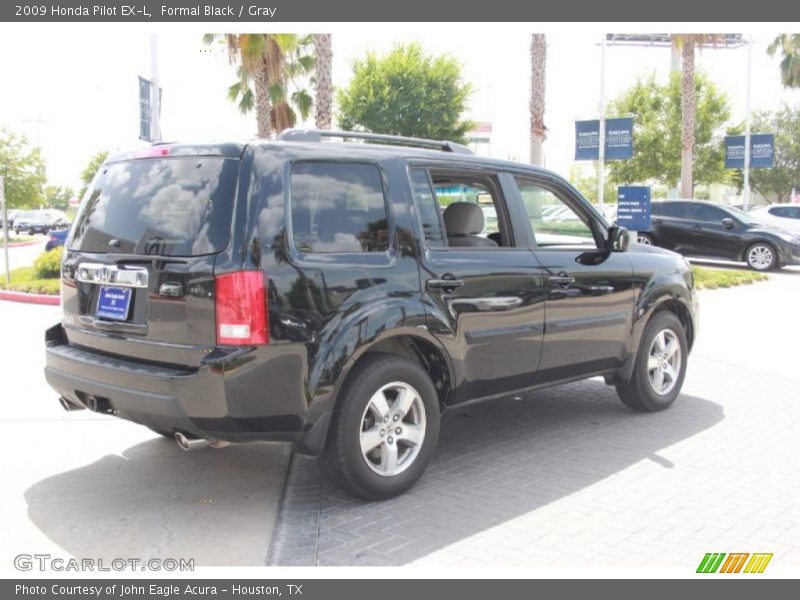 Formal Black / Gray 2009 Honda Pilot EX-L