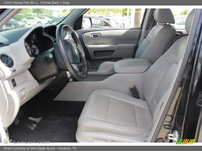 Formal Black / Gray 2009 Honda Pilot EX-L