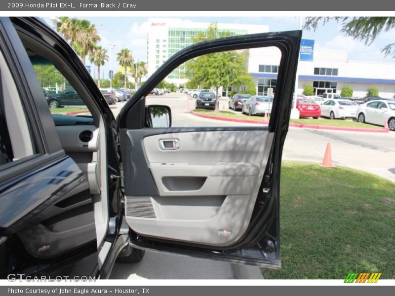 Formal Black / Gray 2009 Honda Pilot EX-L