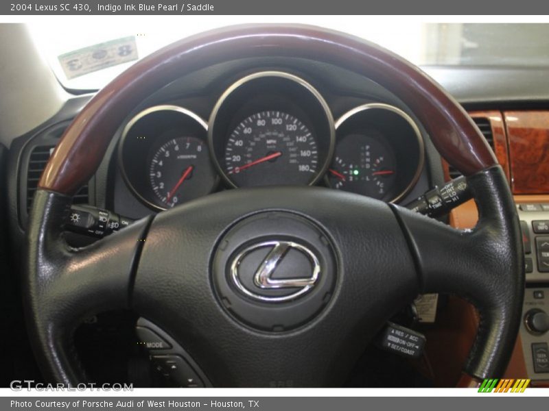 Indigo Ink Blue Pearl / Saddle 2004 Lexus SC 430