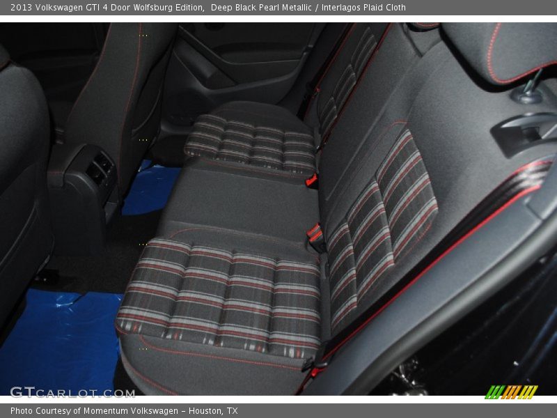 Deep Black Pearl Metallic / Interlagos Plaid Cloth 2013 Volkswagen GTI 4 Door Wolfsburg Edition