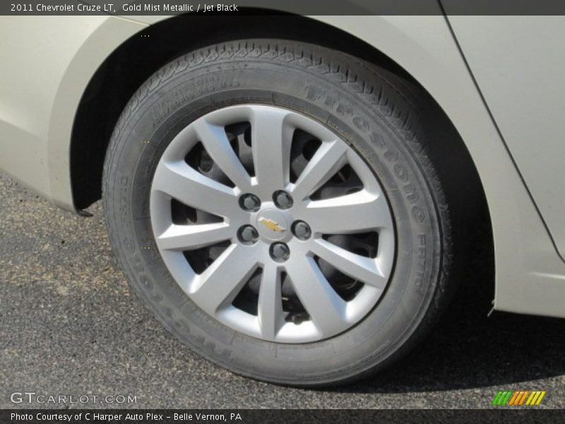 Gold Mist Metallic / Jet Black 2011 Chevrolet Cruze LT