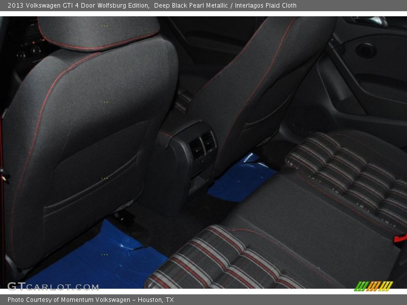 Deep Black Pearl Metallic / Interlagos Plaid Cloth 2013 Volkswagen GTI 4 Door Wolfsburg Edition