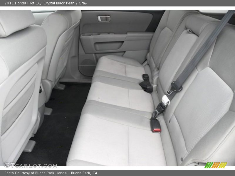 Crystal Black Pearl / Gray 2011 Honda Pilot EX