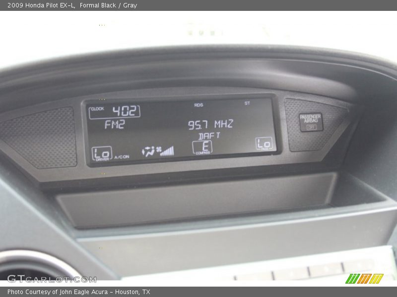 Formal Black / Gray 2009 Honda Pilot EX-L