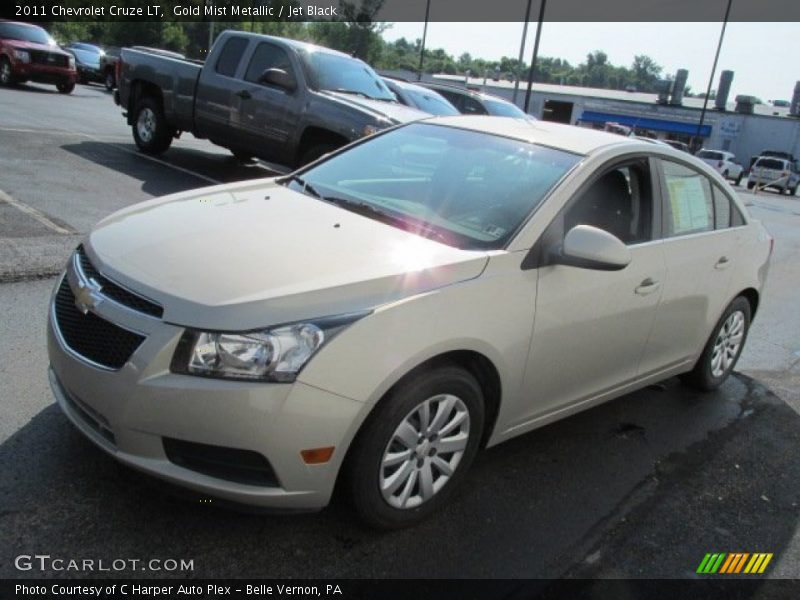 Gold Mist Metallic / Jet Black 2011 Chevrolet Cruze LT