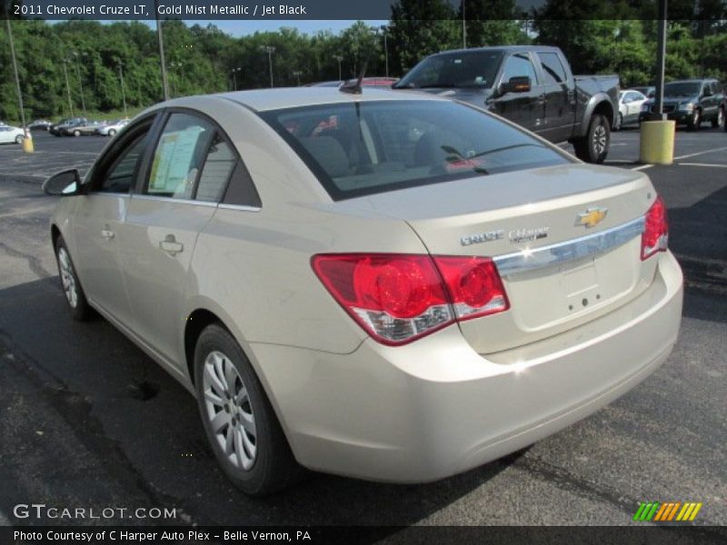 Gold Mist Metallic / Jet Black 2011 Chevrolet Cruze LT