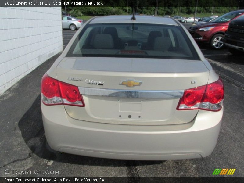 Gold Mist Metallic / Jet Black 2011 Chevrolet Cruze LT