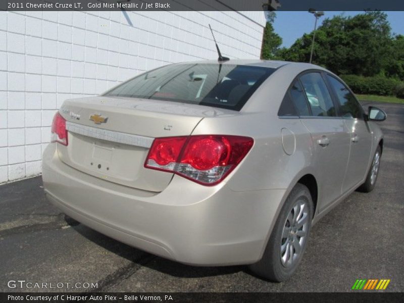 Gold Mist Metallic / Jet Black 2011 Chevrolet Cruze LT