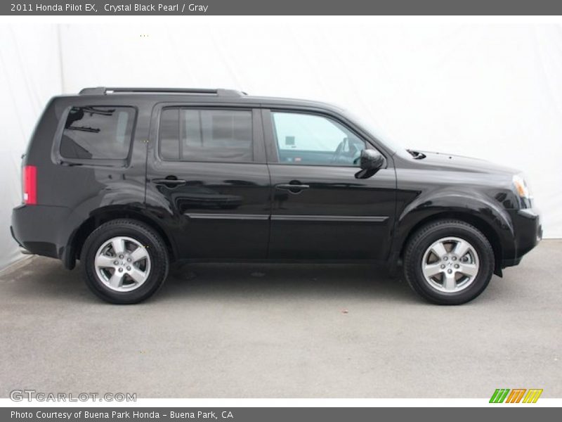 Crystal Black Pearl / Gray 2011 Honda Pilot EX