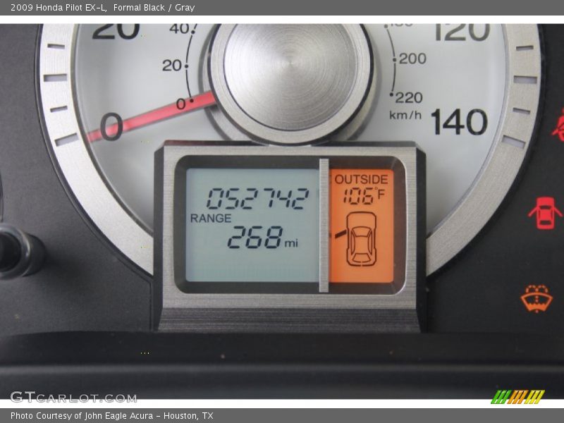Formal Black / Gray 2009 Honda Pilot EX-L