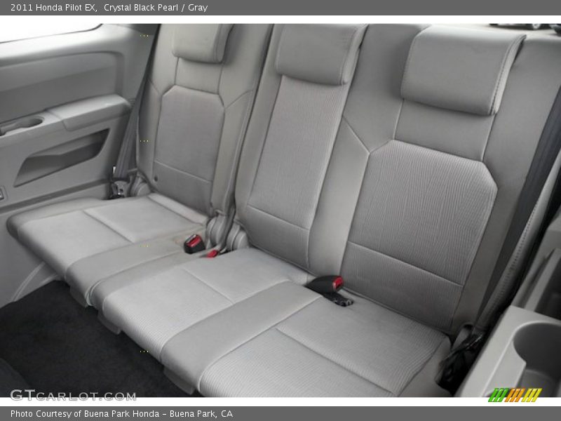 Crystal Black Pearl / Gray 2011 Honda Pilot EX