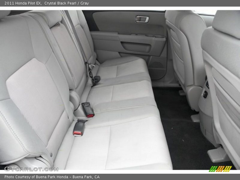 Crystal Black Pearl / Gray 2011 Honda Pilot EX