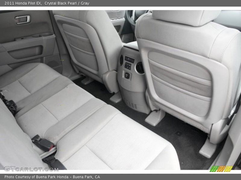 Crystal Black Pearl / Gray 2011 Honda Pilot EX