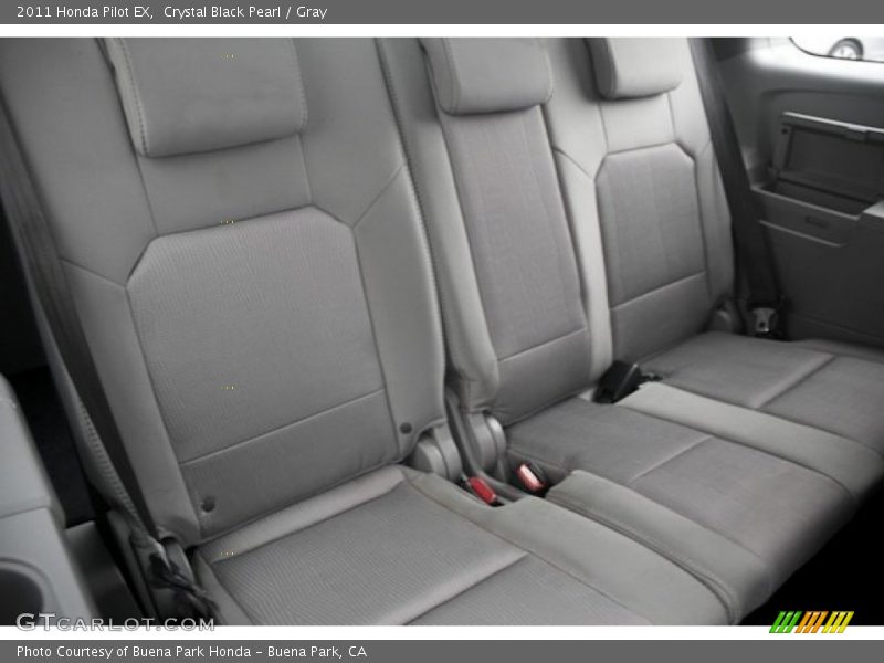 Crystal Black Pearl / Gray 2011 Honda Pilot EX