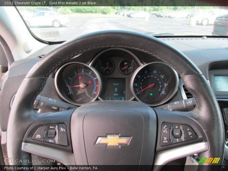 Gold Mist Metallic / Jet Black 2011 Chevrolet Cruze LT