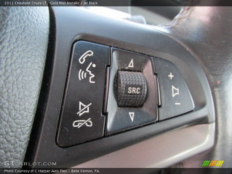 Gold Mist Metallic / Jet Black 2011 Chevrolet Cruze LT