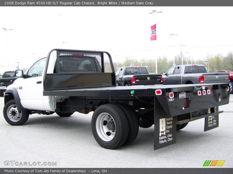 Bright White / Medium Slate Gray 2008 Dodge Ram 4500 HD SLT Regular Cab Chassis