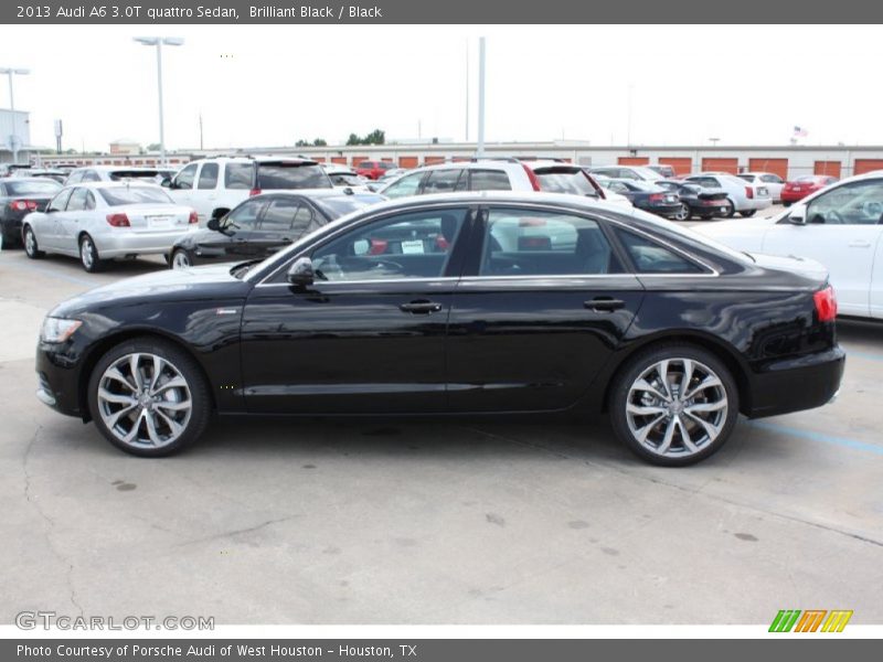 Brilliant Black / Black 2013 Audi A6 3.0T quattro Sedan