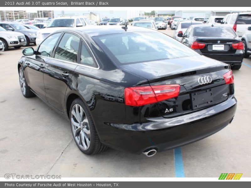 Brilliant Black / Black 2013 Audi A6 3.0T quattro Sedan