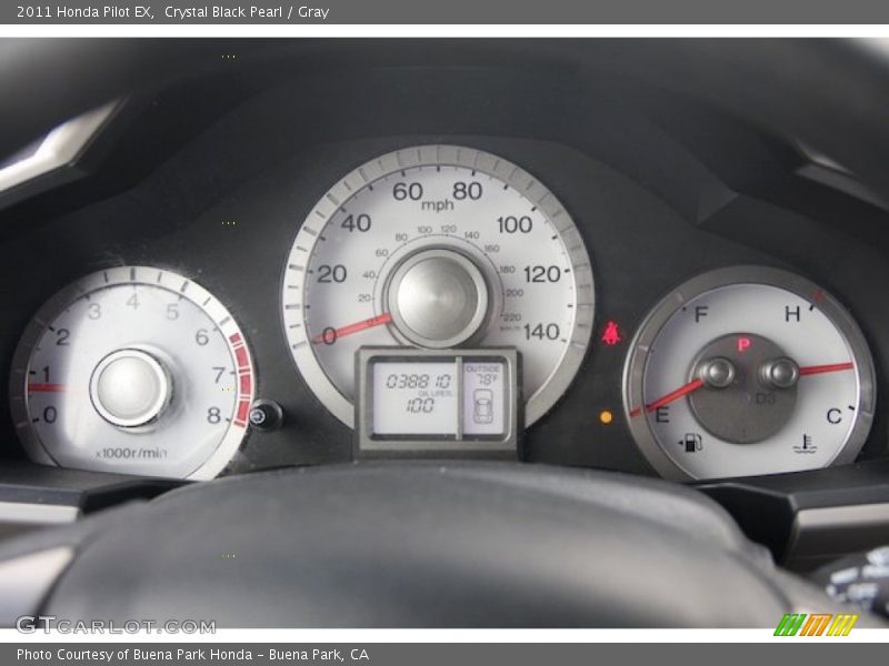  2011 Pilot EX EX Gauges