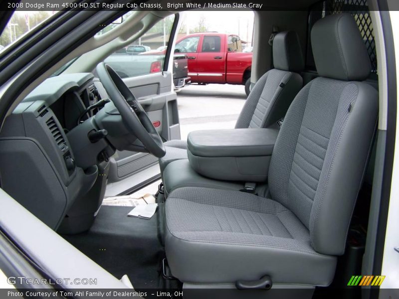 Bright White / Medium Slate Gray 2008 Dodge Ram 4500 HD SLT Regular Cab Chassis