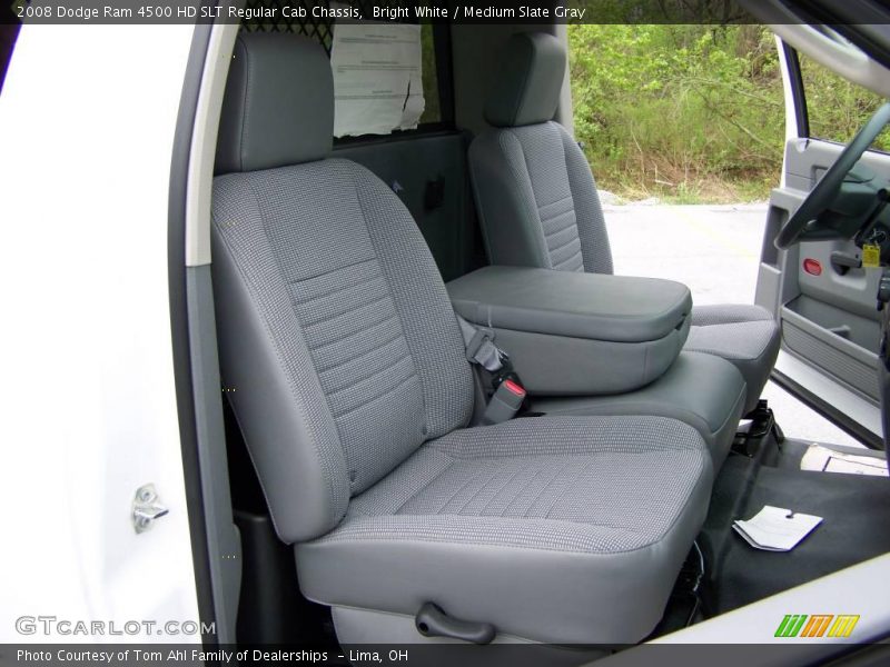 Bright White / Medium Slate Gray 2008 Dodge Ram 4500 HD SLT Regular Cab Chassis
