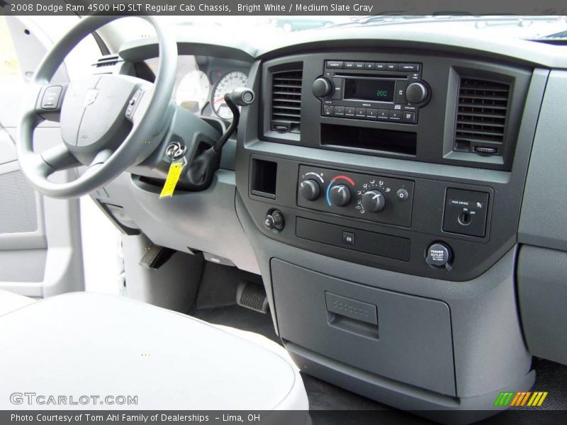 Bright White / Medium Slate Gray 2008 Dodge Ram 4500 HD SLT Regular Cab Chassis