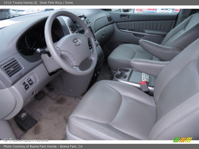 Silver Pine Mica / Stone 2010 Toyota Sienna LE