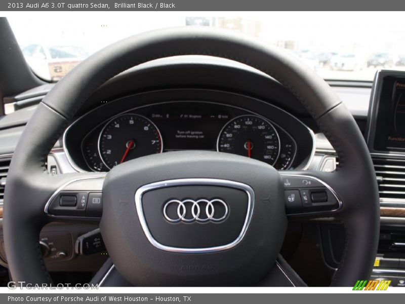 Brilliant Black / Black 2013 Audi A6 3.0T quattro Sedan