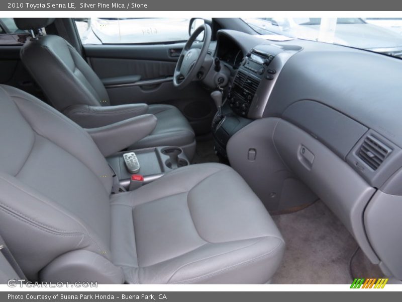 Silver Pine Mica / Stone 2010 Toyota Sienna LE