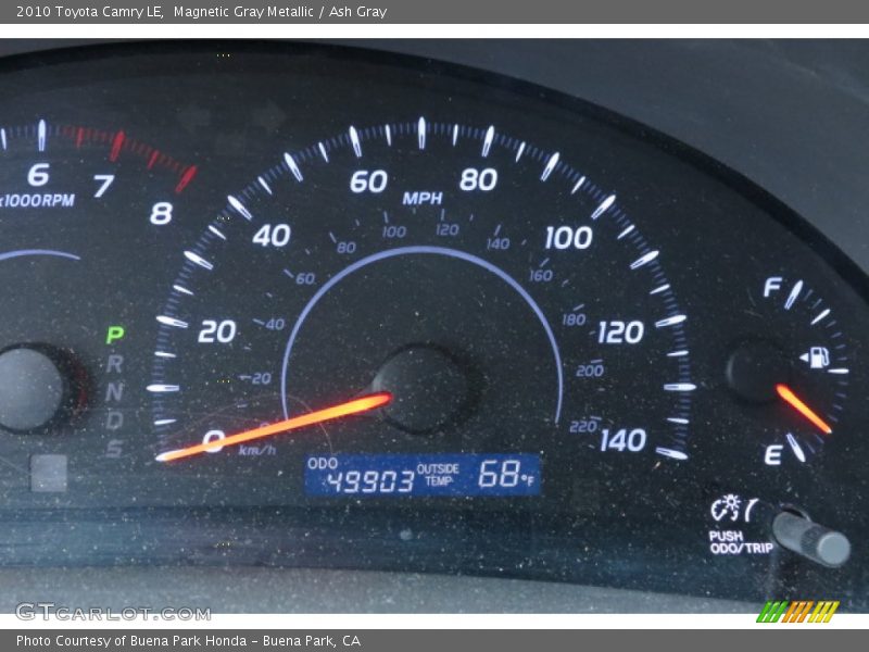 Magnetic Gray Metallic / Ash Gray 2010 Toyota Camry LE