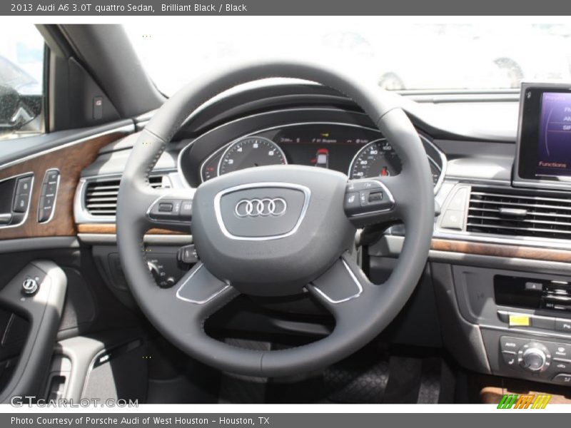 Brilliant Black / Black 2013 Audi A6 3.0T quattro Sedan