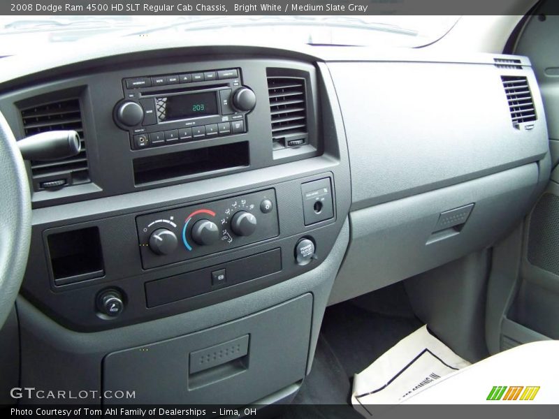 Bright White / Medium Slate Gray 2008 Dodge Ram 4500 HD SLT Regular Cab Chassis