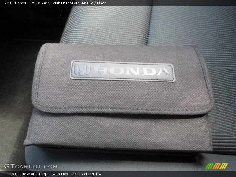 Alabaster Silver Metallic / Black 2011 Honda Pilot EX 4WD