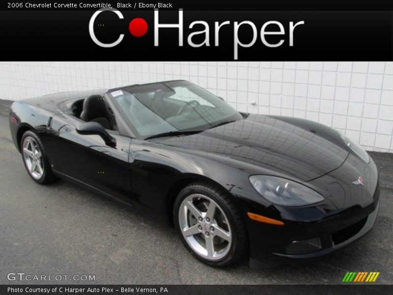 Black / Ebony Black 2006 Chevrolet Corvette Convertible
