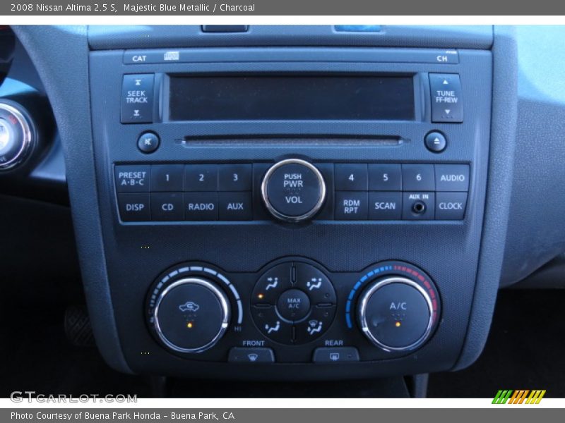 Majestic Blue Metallic / Charcoal 2008 Nissan Altima 2.5 S