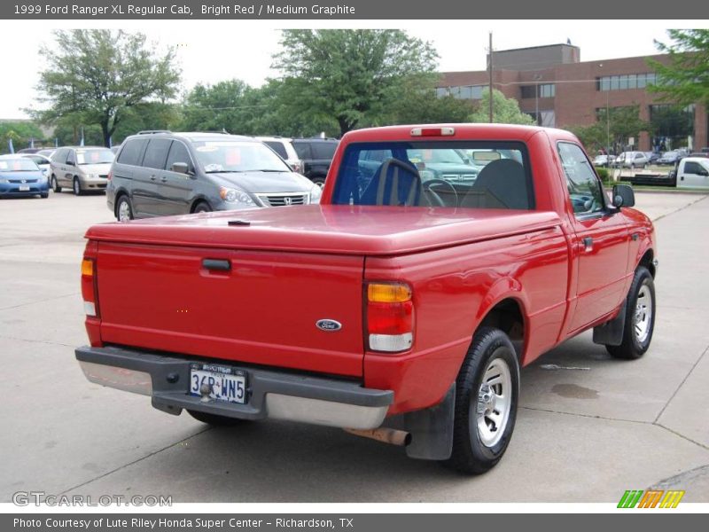 Bright Red / Medium Graphite 1999 Ford Ranger XL Regular Cab