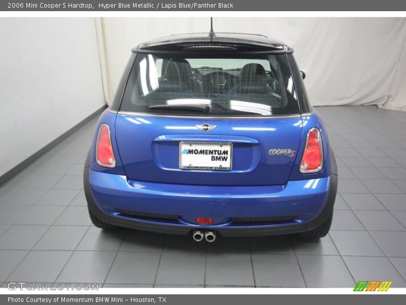 Hyper Blue Metallic / Lapis Blue/Panther Black 2006 Mini Cooper S Hardtop