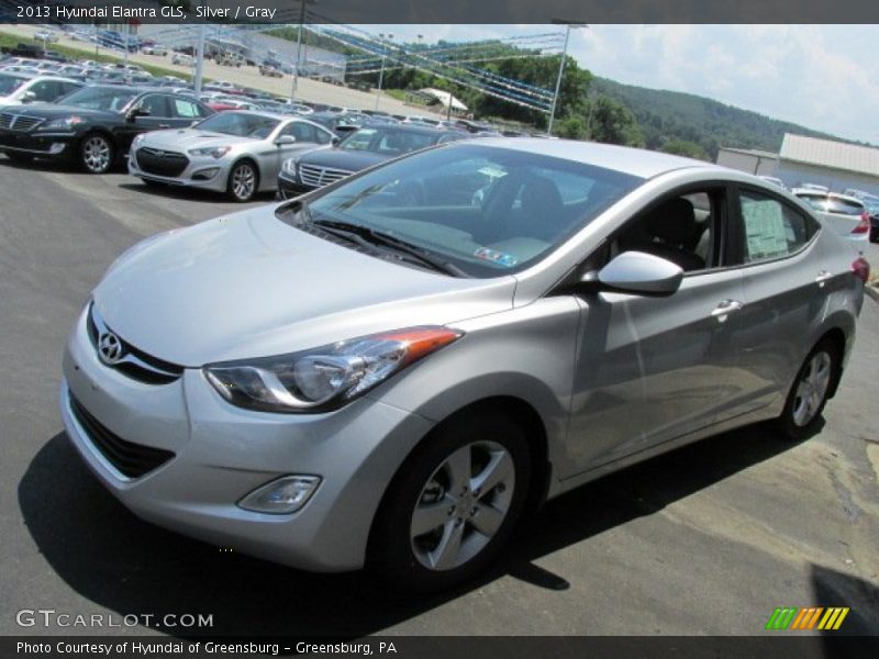 Silver / Gray 2013 Hyundai Elantra GLS