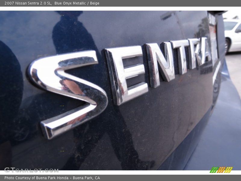 Blue Onyx Metallic / Beige 2007 Nissan Sentra 2.0 SL