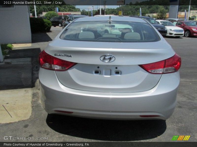 Silver / Gray 2013 Hyundai Elantra GLS