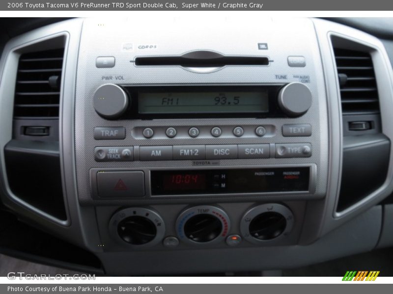 Super White / Graphite Gray 2006 Toyota Tacoma V6 PreRunner TRD Sport Double Cab