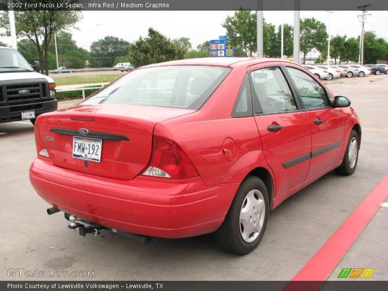 Infra Red / Medium Graphite 2002 Ford Focus LX Sedan