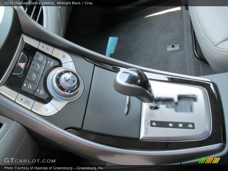 Midnight Black / Gray 2013 Hyundai Elantra Limited
