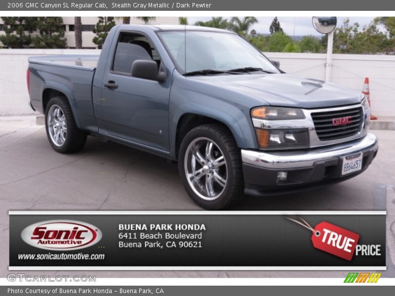 Stealth Gray Metallic / Dark Pewter 2006 GMC Canyon SL Regular Cab