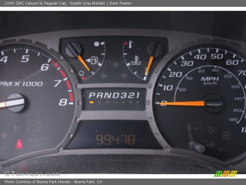 Stealth Gray Metallic / Dark Pewter 2006 GMC Canyon SL Regular Cab