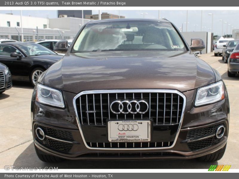 Teak Brown Metallic / Pistachio Beige 2013 Audi Q5 3.0 TFSI quattro