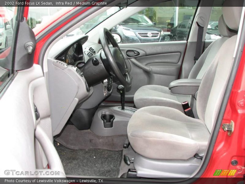 Infra Red / Medium Graphite 2002 Ford Focus LX Sedan